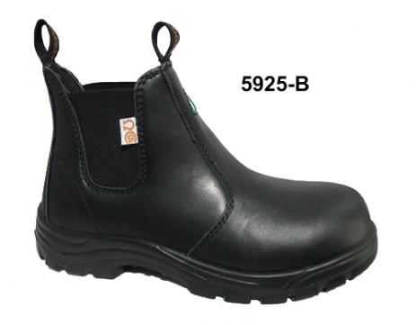 5925  Side gore Congress work boot CSA Premium black nubuck full grain 
