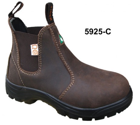 5925C Congress safety boot CSA Premium brown full grain leather 