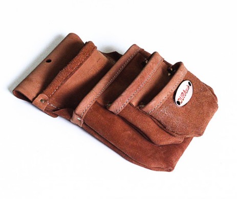 P-404 pouch 4 pockets leather DURACUIR tools pockets 