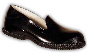 1301 Rubber overshoes,  100-Natural rubber over work shoe, Black diamond rubber sole, cotton net
